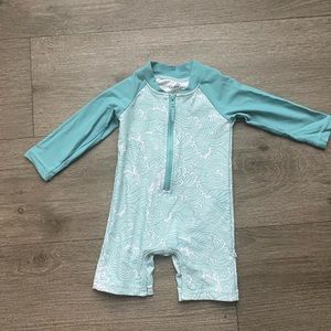 Caden Lane Zip Up Swim Suit 3-6 months